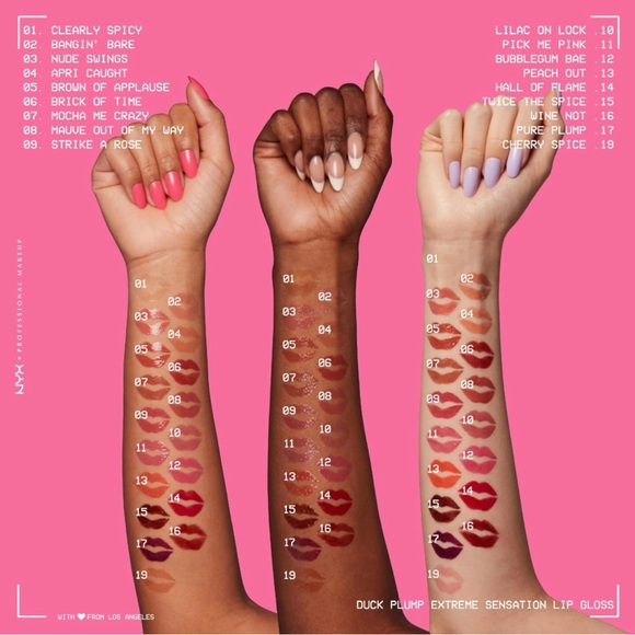 NYX PROFESSIONAL MAKEUP, Duck Plump High Pigment Plumping Lip Gloss-Pick Me Pink - Picture 6 of 9